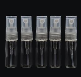 2ML Refillable Atomizer 2CC Mini Essential Oil Perfume Sample Empty Pump Spray Glass Bottle