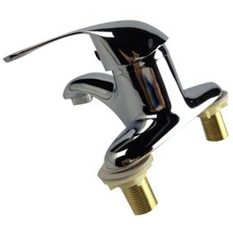 Bathroom Faucet Wash Basin Double Holes Hot And Cold Water Tap Faucet Kitchen Washbasin Tap