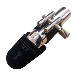 ZK Professional Metal Mouthpiece for Alto / Soprano Sax Mouthpiece Accessories Drop E Down B Tone Gold and Silver