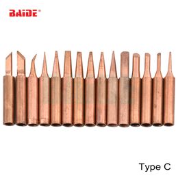 Lead-free 900M-T Metal Solder Soldering Iron Tips for Hakko Soldering Rework Station Repair Tools Set