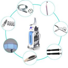 7 IN 1 Hydra Dermabrasion Diamond Microdermabrasion Jet Peel BIO Microcurrent Skin Scrubber PDT LED Light With 7 Colours Machine