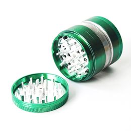 Wholesale Acrylic Plastic Herb Grinder 4 layers 2.5inches Tobacco Grinder for smoking Sharpstone Grinder