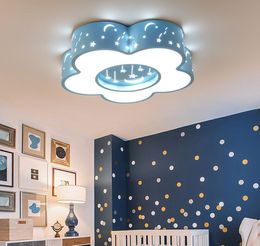 New designer modern creative flower moon star shape ceiling Lights cartoon lighting children bedroom playroom led ceiling MYY