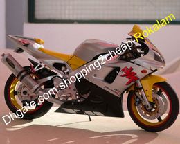 Shell Parts For Yamaha 1998 1999 YZF-1000 YZFR1 98 99 YZR1000 R1 ABS Sport Moto Fairing Kit Silver Yellow Black (Injection molding)