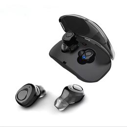 Mini Wireless Earbuds Stereo Sports Earphones X18 V4.2 In-Ear Noise Cancelling Headsets with Charging Box