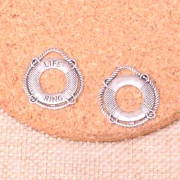 69pcs Charms life ring lifebuoy 23*22mm Antique Making pendant fit,Vintage Tibetan Silver,DIY Handmade Jewellery