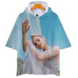 Ariana Grande 3D Stampato con Cappuccio T-Shirt Donne//Uomini di Modo di Estate Magliette A Manica Corta Casual Streetwear Tee Camicia
