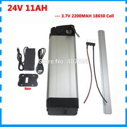 24V 11AH battery 24 v 11ah lithium ion Electric Bike battery 15A BMS with 29.4V 2A Charger Bottom discharge Free customs fee