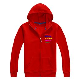 New men hooded fleece zip hoodie men thick solid Colour sweatshirt mens casual hoodies sportswear hooded sweatshirts