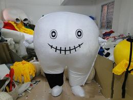 Adult tooth Mascot Costumes Animated theme Care teeth Propaganda Cartoon mascot Character Halloween Carnival party Costume