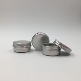 100pcs 5g 10g 15g 30g Aluminum Tin Can Metal Jar for Cosmetic Body Eye Lip Cream Packaging