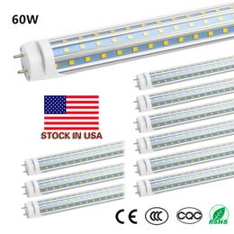 4ft LED Bulb Light 4 Feet LED Tube 28W 22W 60W T8 Fluorescent Light 6000K Cold White Factory Wholesale 60W Triplex Row LEDs