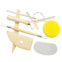 Reusable Diy Pottery Tool Home Handwork Wear Resistant Supplies Clay Sculpture Ceramics Moulding Drawing Tools Universal SN1695