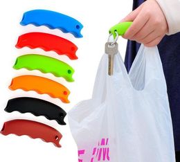 Hot Simple Silicone Shopping Bag Basket Carrier Bag Carrier Grocery Holder Handle Comfortable Grip Grips Effort-Save Body Mechanics SN2612