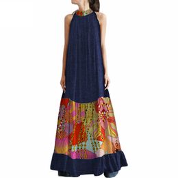 2019 summer African dresses for women Ankle length Print Dresses Print Wax Fashion Dress For Girl Sexy African Clothing WY275