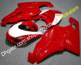 749s Popular Fairing For Ducati 749 999 Cowling 03 04 2003 2004 White Red Sport Motorcycle Fairings Set (Injection molding)