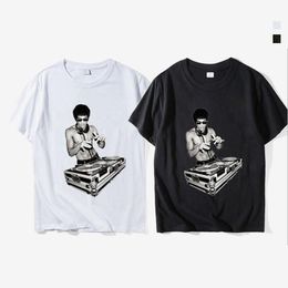 Bruce Lee Dj Unisex couple t shirt - 2019 Funny Tony Stark Movie Fans Kung Fu Summer Fashion - Custom Letter Printed Cotton Tee (95)