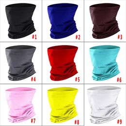 Riding Ice Silk Mask Summer Mask Outdoor Sports Mask Windproof Dust-proof Breathable Washable Sunscreen Biking Turban Scarves IIA141