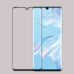 Full Cover 3D Curved Tempered Glass Screen Protector FOR HUAWEI P30 PRO MATE 20 PRO NO Retail 100PCS/LOT