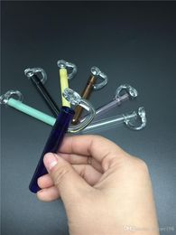 30PCS/LOT wholesale LABS CONCENTRATE TASTERS glass smoking pipes hand Tobacco pipes for herbal