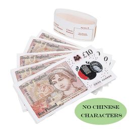 Play Paper Printed Money Toys Uk Pounds GBP British 50 commemorative Prop Money toy For Kids Christmas Gifts or Video Film2399IJT6WG5D