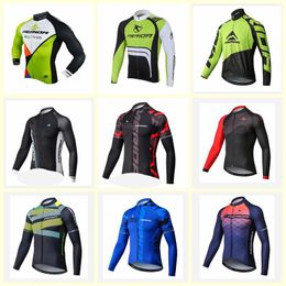 MERIDA team Cycling long Sleeves jersey Men MTB bicycle Shirt Road Bike Clothes Outdoor Sports Uniform U91015