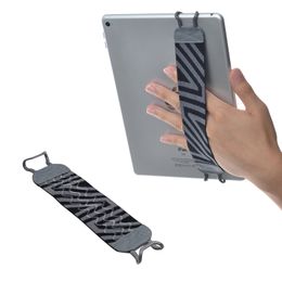 TFY Security Hand Strap Holder with silicon for Tablets, iPad, & e-Readers - iPad Pro, iPad, iPad mini 4, iPad Air 2, Samsung Galaxy Tab & N