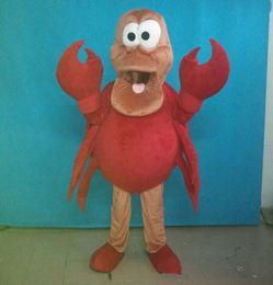 2019 High quality hot of cartoon character the red crab mascot costume for adult to wear