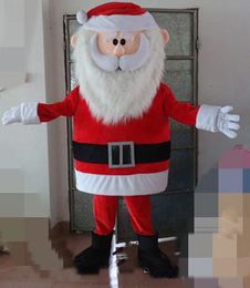 2019 factory hot the head Father Christmas mascot costume for adult Santa Claus cartoon costume