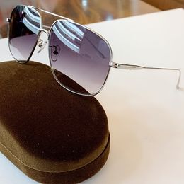 new tf0747 men square sunglasses uv400 6212140 superlight metal fullrim fashion comfortable wearing sunglasses fullset cases