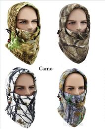 outdoor sports masks winter warm bike riding camo face masks Tactical hoods neck scarf cycling balaclava fleece hat skiing beanie