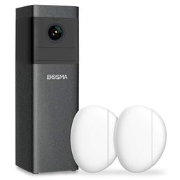 BOSMA X1 Indoor Security Camera 1080P HD IP Surveillance System with Siren Alarm Colour Night Vision 2-Way Audio PIR / Motion / Sound Detecti