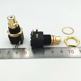 20Pcs High quality Copper Gold Plated RCA Terminal Female Jack PCB Socket Connector