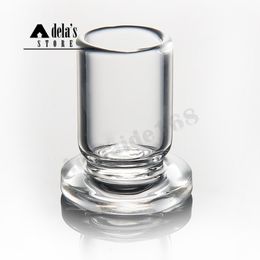 Carb Cap Holder Thick Clear Glass Stand OD 25mm Stander For Quartz Carb Cap Dabber Caps Bong Water Pipe 1050