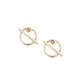 Fashion- Triangle ear studs for women fashion geometry stud earrings girl square Hexagon earring simple fashion gold 6 pairs studs set