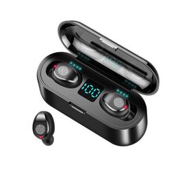 Mini True Wireless Earbuds TWS Touch Control Bluetooth 5.0 Headphone Automatic Quick Boot HiFi Waterproof HD Call Earphone