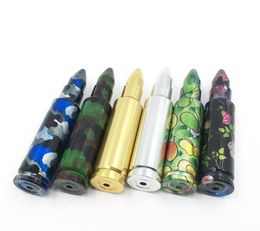 Mini Creative Convenient Bullet Suction Pipe Multicoloured Tobacco Fittings Pipe Factory Direct Sales