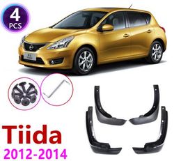 4X Front Rear Black Mud Flaps Mud Guards Splash Fenders For NISSAN Versa Sunny