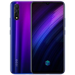 Orijinal Vivo IQOO Neo 855 4g LTE Cep Telefonu 6 GB RAM 64 GB 128 GB ROM Snapdragon 855 16.0MP Android 6.38 "Amoled Tam Ekran Parmak İzi Kimliği Yüz Uyandırma Akıllı Cep Telefonu