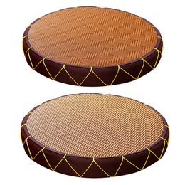 Rotondo Tappetino Tatami Cuscino Cuscino da Pavimento Linea Meditazione Tappetino Tappetino da Yoga Mat Tatami Coffee
