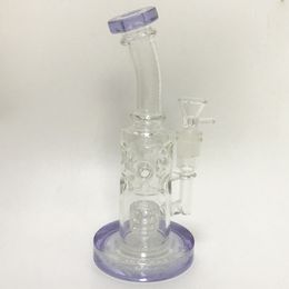 Glass water pipe straight fab egg matrix perc slide perc smoking glass bongs recycle oil rigs dab rig glass hookahs