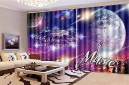 Curtain Bedroom Price Happy Planet Music Night Decoration Indoor Living Room Bedroom Kitchen Window Blackout Curtain