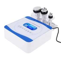 Hot Portable 3 en 1 Máquina adelgazante Uso del hogar Cavitación ultrasónica Radio -Frecuancia Vacuación de celulitis Rf Cuidado de la piel Facial Dispositivo de belleza
