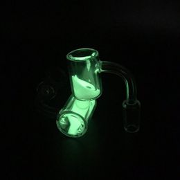 Free DHL!!!Quartz Thermochromic Bucket Banger 10mm 14mm 18mm Male Female Luminous Quartz Thermochromic Banger Nails For Glass Bongs Dab Rigs