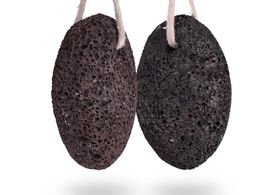 Null Black&Brown Earth Lava Original Stone for Callus Remover Pedicure SPA Tools Foot Pumice Skin Care