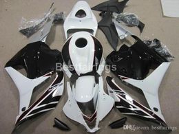 New hot Injection Moulding fairing kit for Honda CBR 600RR 09 10 11 classical white black fairings set CBR600RR 2009 2010 2011 XS35
