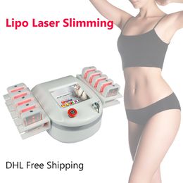 Top-selling!Professional diode lipolaser cellulite removal fat burning lipo laser body slimming machine 650nm&980nm