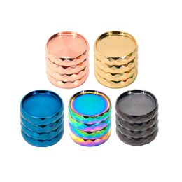 Newest Colorful Portable Dry Herb Tobacco Grind Spice Miller Grinder Crusher Grinding Chopped For Cigarette Bong Smoking Tool Hot Cake DHL