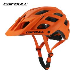 2018 TRAIL XC Bicycle Helmet All-terrai MTB Road BMX Cycling Sports Safety Helmet M/L 55-61cm Unisex Off-road Helmet With Visor