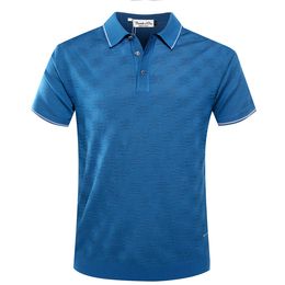 BILLIONAIRE polo da uomo corta 2020 estate nuovo stile comfort geometria colore soild progettato fitness maschile spedizione gratuita grande taglia M-5XL